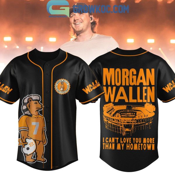 Tennessee Vols Morgan Wallen Home Performance 2024 Hometown Baseball Jersey