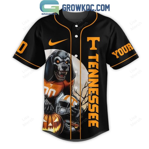 Tennessee Volunteers Football Fear The Vols 2024 Halloween Personalized Baseball Jersey