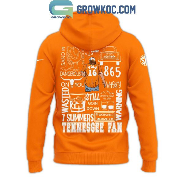 Tennessee Volunteers Football True Fan Morgan Wallen Orange Hoodie T-Shirt