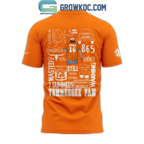 Tennessee Volunteers Football True Fan Morgan Wallen Orange Hoodie T-Shirt