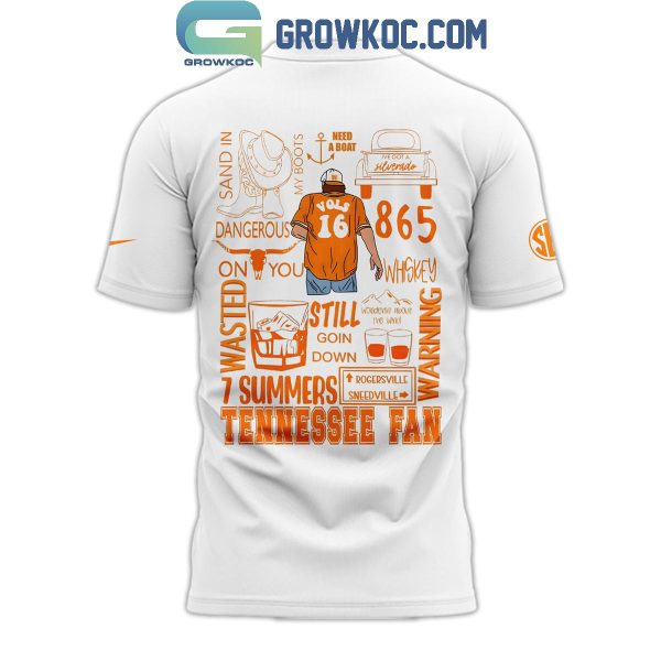 Tennessee Volunteers Morgan Wallen I Am A Tennessee Fan 7 Summer Hoodie T-Shirt