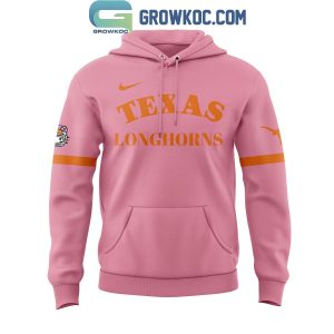 Texas Longhorns 50th Anniversary Of Hello Kitty 2024 Pink Love Hoodie T-Shirt