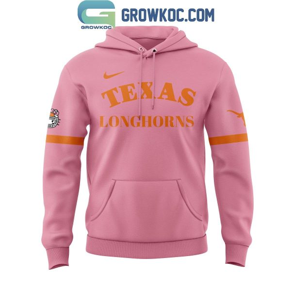 Texas Longhorns 50th Anniversary Of Hello Kitty 2024 Pink Love Hoodie T-Shirt