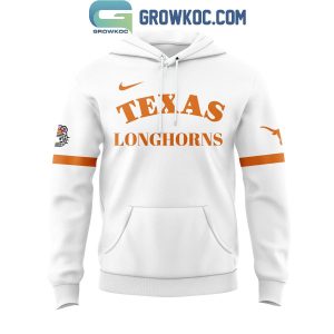 Texas Longhorns 50th Anniversary Of Hello Kitty White Version Hoodie T-Shirt