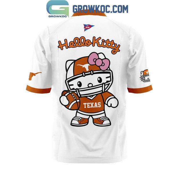 Texas Longhorns Celebrating 50th Anniversary Of Hello Kitty White Football Jersey