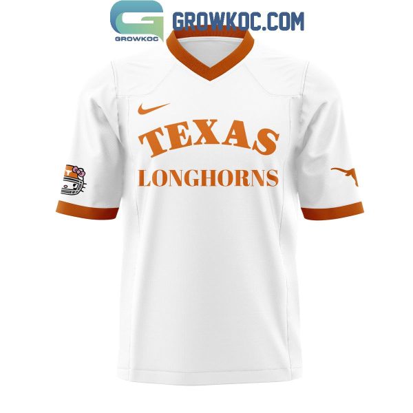 Texas Longhorns Celebrating 50th Anniversary Of Hello Kitty White Football Jersey