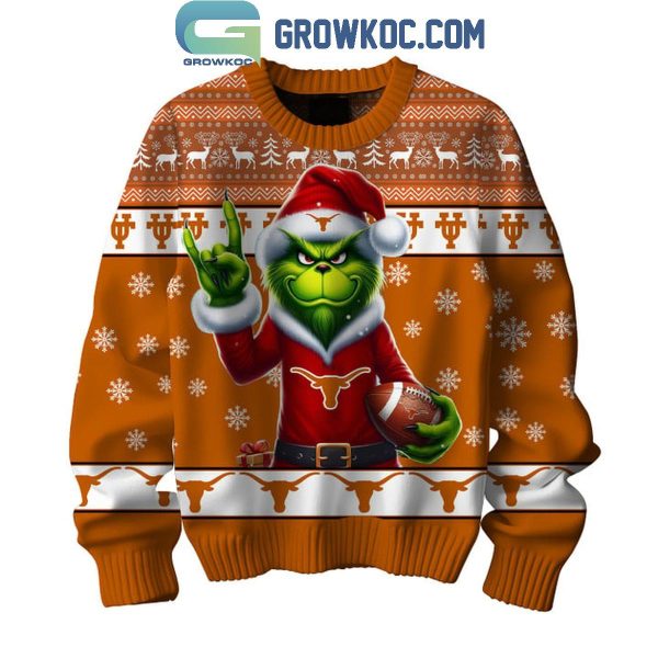 Texas Longhorns Christmas Hook’ Em 2024 Ugly Sweater