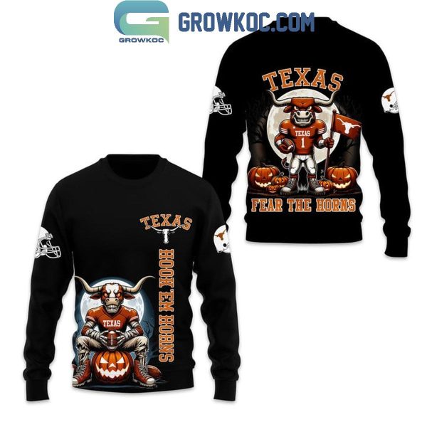 Texas Longhorns Fear The Horns Hook ‘Em Horns Hoodie T-Shirt