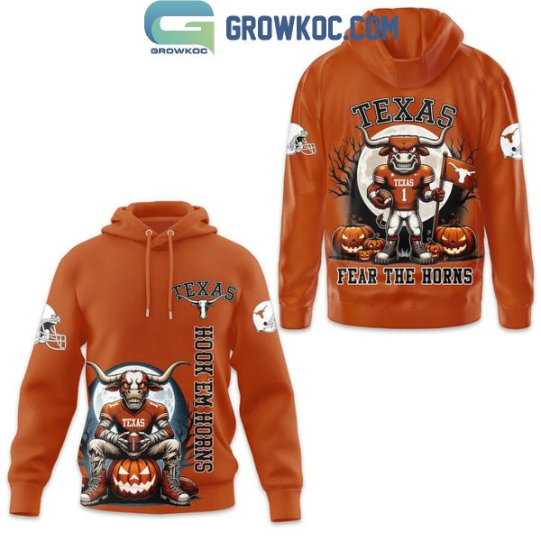 Texas Longhorns Fear The Horns Hook ‘Em Horns Hoodie T-Shirt