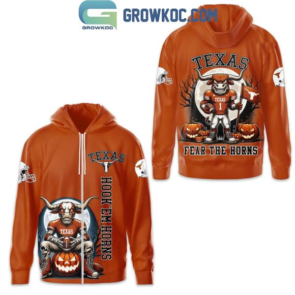 Texas Longhorns Fear The Horns Hook ‘Em Horns Hoodie T-Shirt