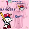 Texas Rangers Celebrating 50th Anniversary Of Hello Kitty Baseball Jersey