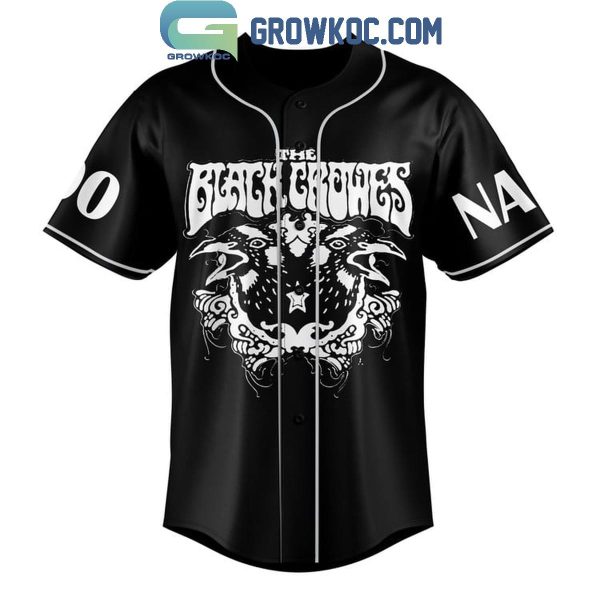 The Black Crowes Shake Your Money Maker Personalized Baseball Jersey Black