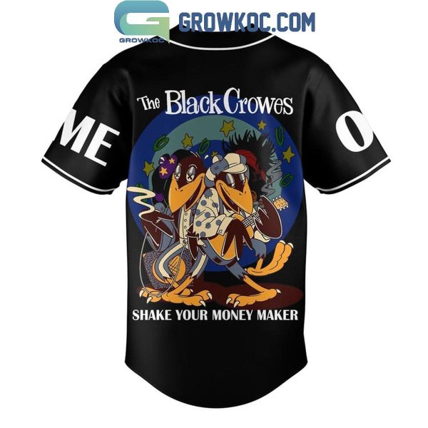 The Black Crowes Shake Your Money Maker Personalized Baseball Jersey Black