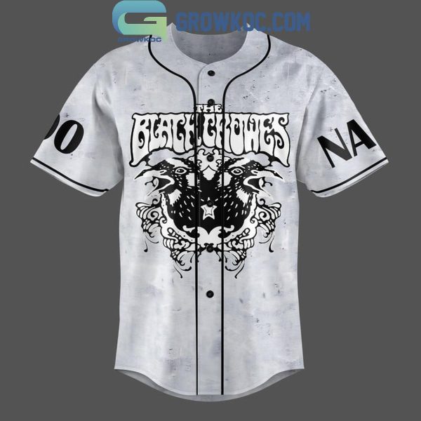 The Black Crowes Shake Your Money Maker Personalized Baseball Jersey Grey