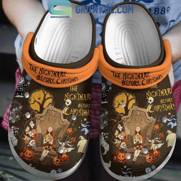 The Nightmare Before Christmas Halloween Spooky Love Crocs Clogs