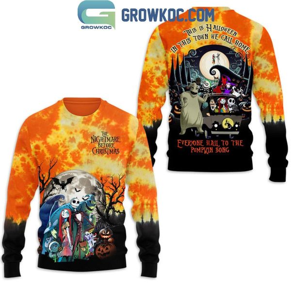 The Nightmare Before Christmas This Is Halloween In This Town Hoodie T-Shirt