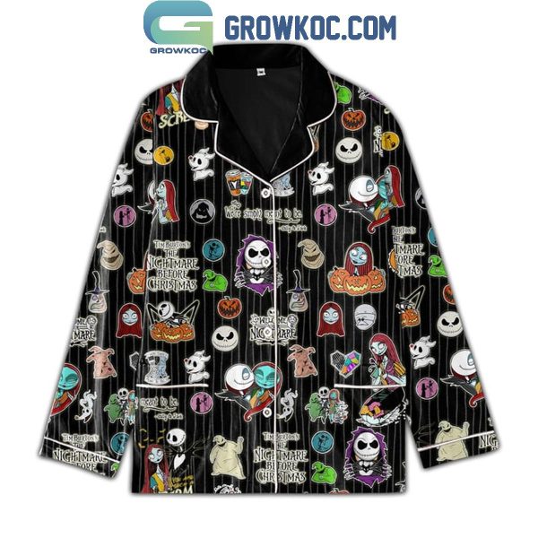 The Nightmare Before Christmas Welcome To Our Nightmares Polyester Pajamas Set