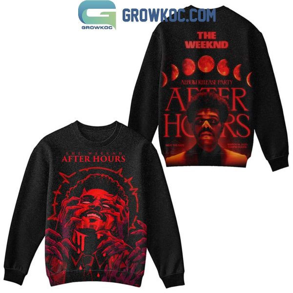 The Weeknd Album Releasing After Hours Hoodie T-Shirt