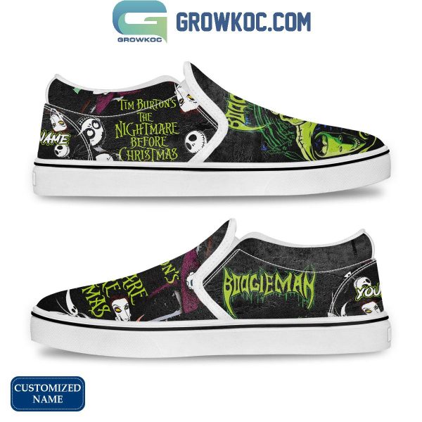 Tim Burton The Nightmare Before Christmas Personalized Slip On Shoes