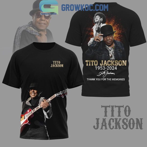 Tito Jackson 1953-3034 Thank You For The Memories Hoodie T-Shirt