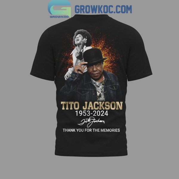 Tito Jackson 1953-3034 Thank You For The Memories Hoodie T-Shirt