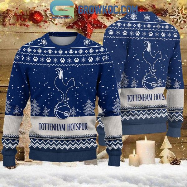 Tottenham Hotspurs The Lilywhites England Premier League Christmas Ugly Sweater