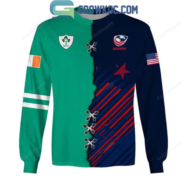 USA Rugby Eagles Ireland Rugby 2024 Hoodie T-Shirt