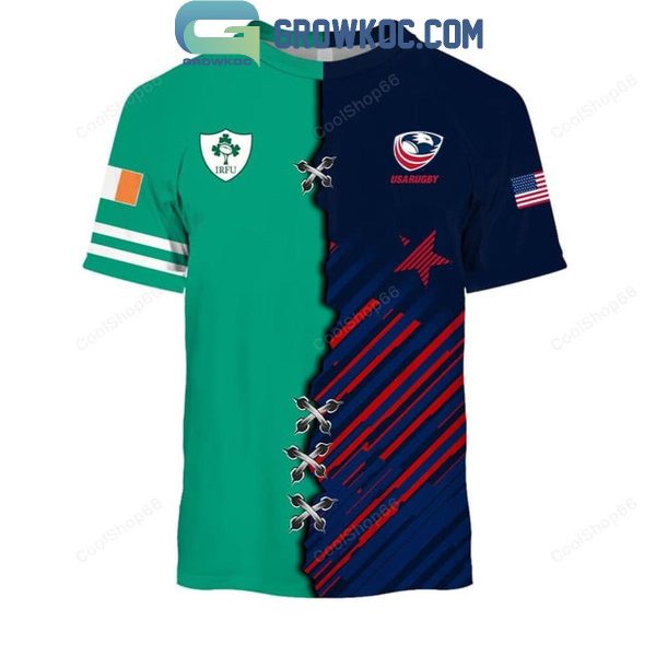 USA Rugby Eagles Ireland Rugby 2024 Hoodie T-Shirt