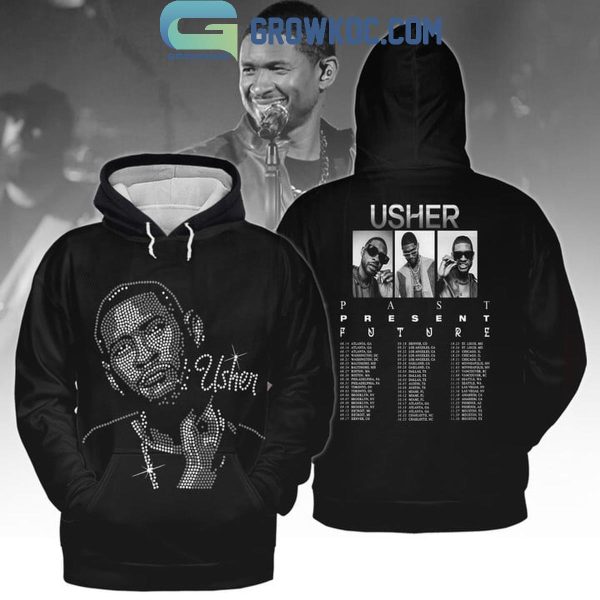 Usher The R&B King Past Present Future Tour Hoodie T-Shirt