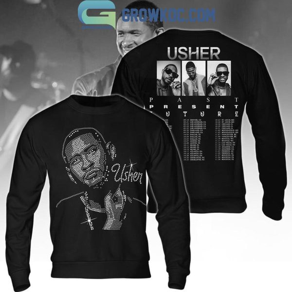 Usher The R&B King Past Present Future Tour Hoodie T-Shirt