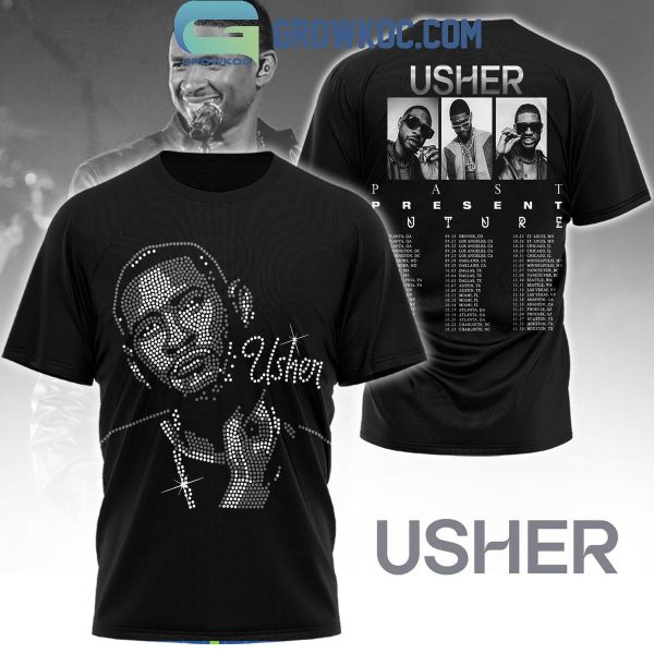 Usher The R&B King Past Present Future Tour Hoodie T-Shirt