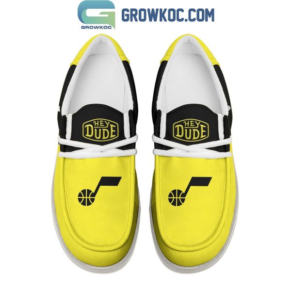 Utah Jazz 2024 Personalized Hey Dude Shoes