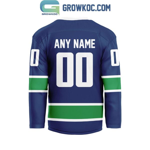 Vancouver Canucks Be The Fighter 2024 Home Personalized Hockey Jersey