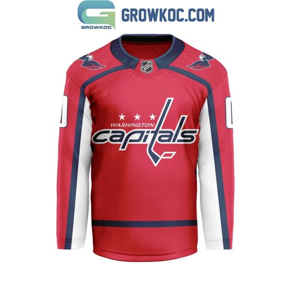 Washington Capitals Be The Fighter 2024 Home Personalized Hockey Jersey