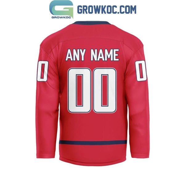 Washington Capitals Be The Fighter 2024 Home Personalized Hockey Jersey