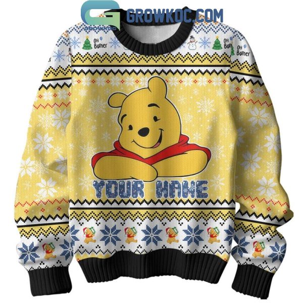 Winnie The Pooh Honey Winter Wish Personalized Ugly Sweater