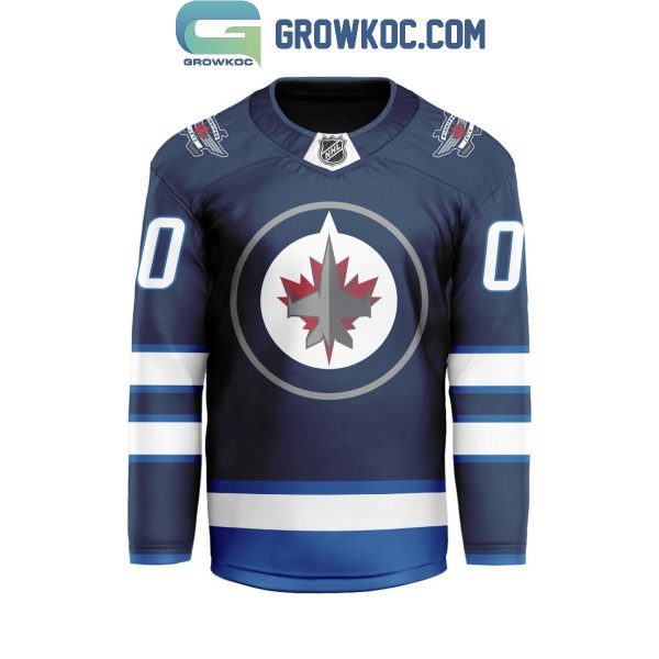 Winnipeg Jets Be The Fighter 2024 Home Personalized Hockey Jersey