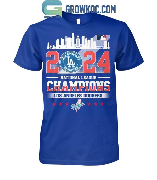 2024 National League Champions Los Angeles Dodgers T-Shirt