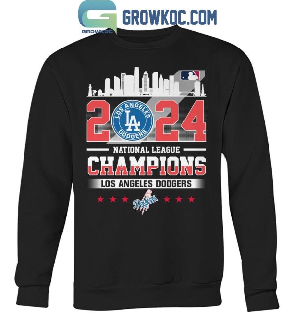 2024 National League Champions Los Angeles Dodgers T-Shirt