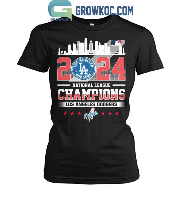 2024 National League Champions Los Angeles Dodgers T-Shirt