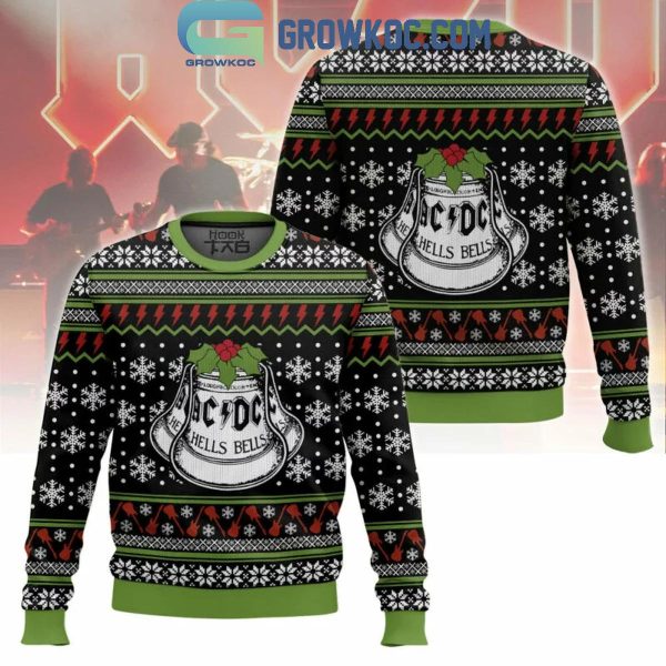 ACDC Hells Bells The Christmas 2024 Ugly Sweater