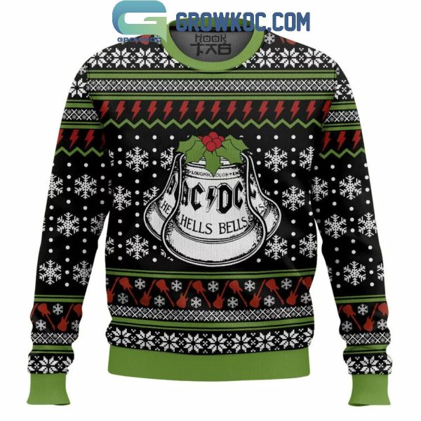 ACDC Hells Bells The Christmas 2024 Ugly Sweater