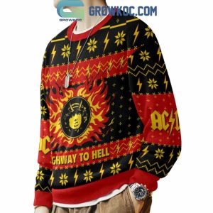 ACDC Highway To Hell The Christmas 2024 Ugly Sweater