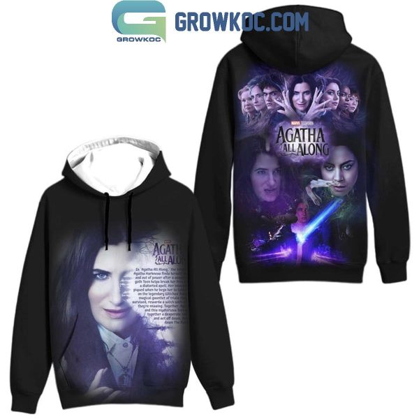 Agatha All Along Agatha Harkness Goth Teen Hoodie T-Shirt