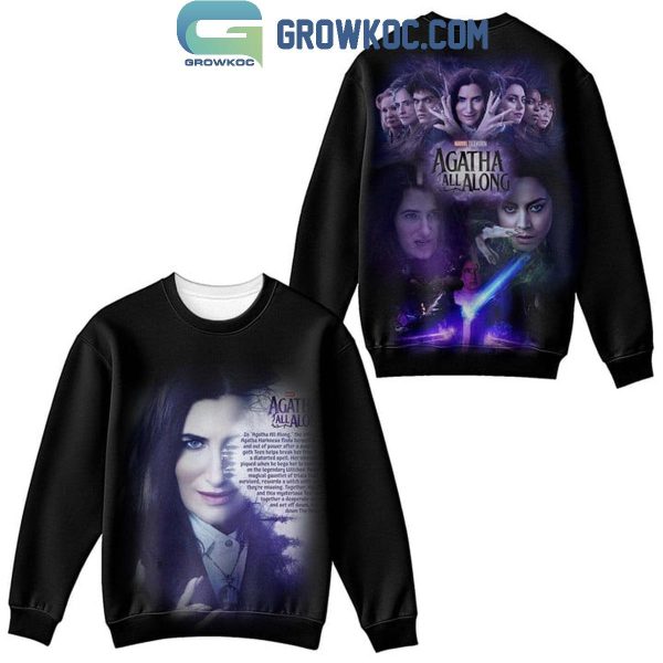 Agatha All Along Agatha Harkness Goth Teen Hoodie T-Shirt