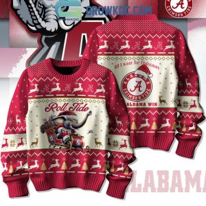 Alabama Crimson Tide All I Want For Christmas Is Alabama Win Ugly Sweater