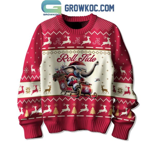 Alabama Crimson Tide All I Want For Christmas Is Alabama Win Ugly Sweater