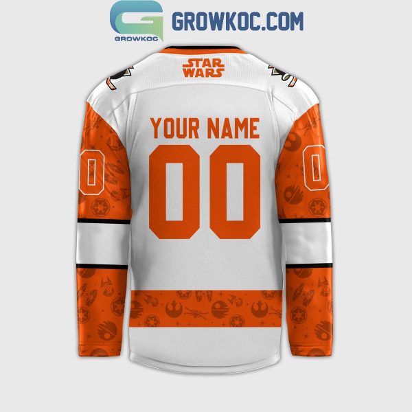 Anaheim Ducks 2024 Star Wars Night Personalized Hockey Jersey