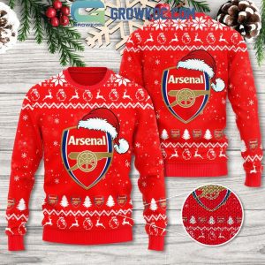 Arsenal The Gunner Team EPL Christmas Ugly Sweater