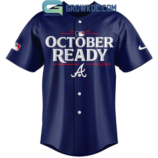 Atlanta Braves 2024 MLB Postseason Locker Room Baseball Jersey